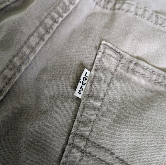 Gray Levi Strauss 511 Slim Denim Shorts 18 Reg 29W Mens Boys - Picture 4 of 12